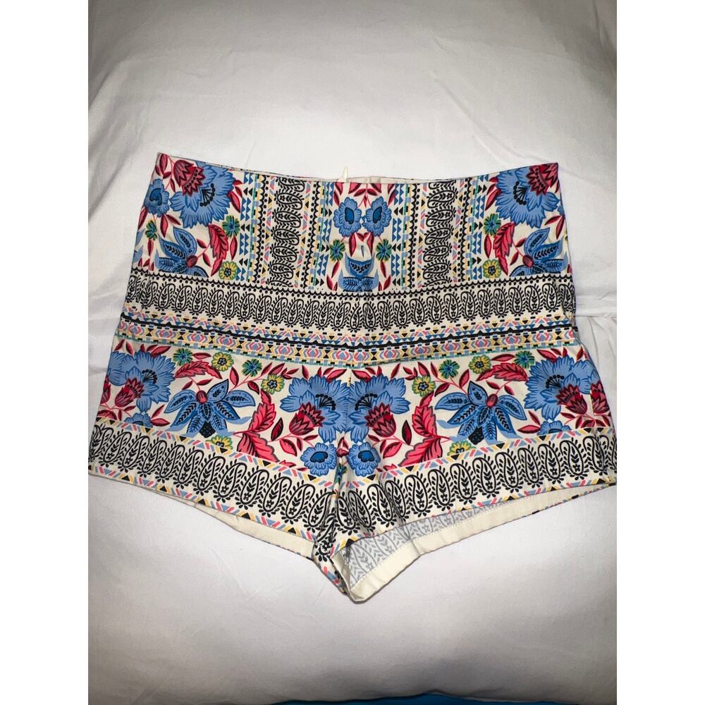 Sale! Flying Tomato Tropical High-Waisted Cotton Shorts – Size Small 95% cotton